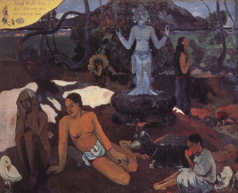 Paul Gauguin Where we come from Who are we Our Where to Go